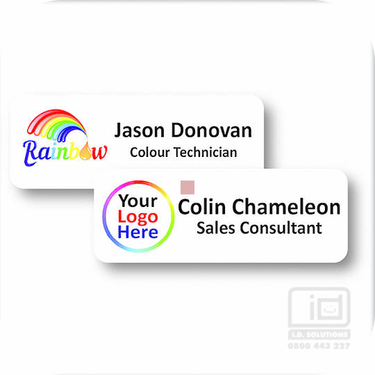 PVC Name Badge with Pin Clip
